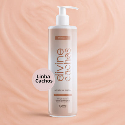 Ativador de Cachos Divine Cachos 500ml – Definição Leve com Movimento Natural